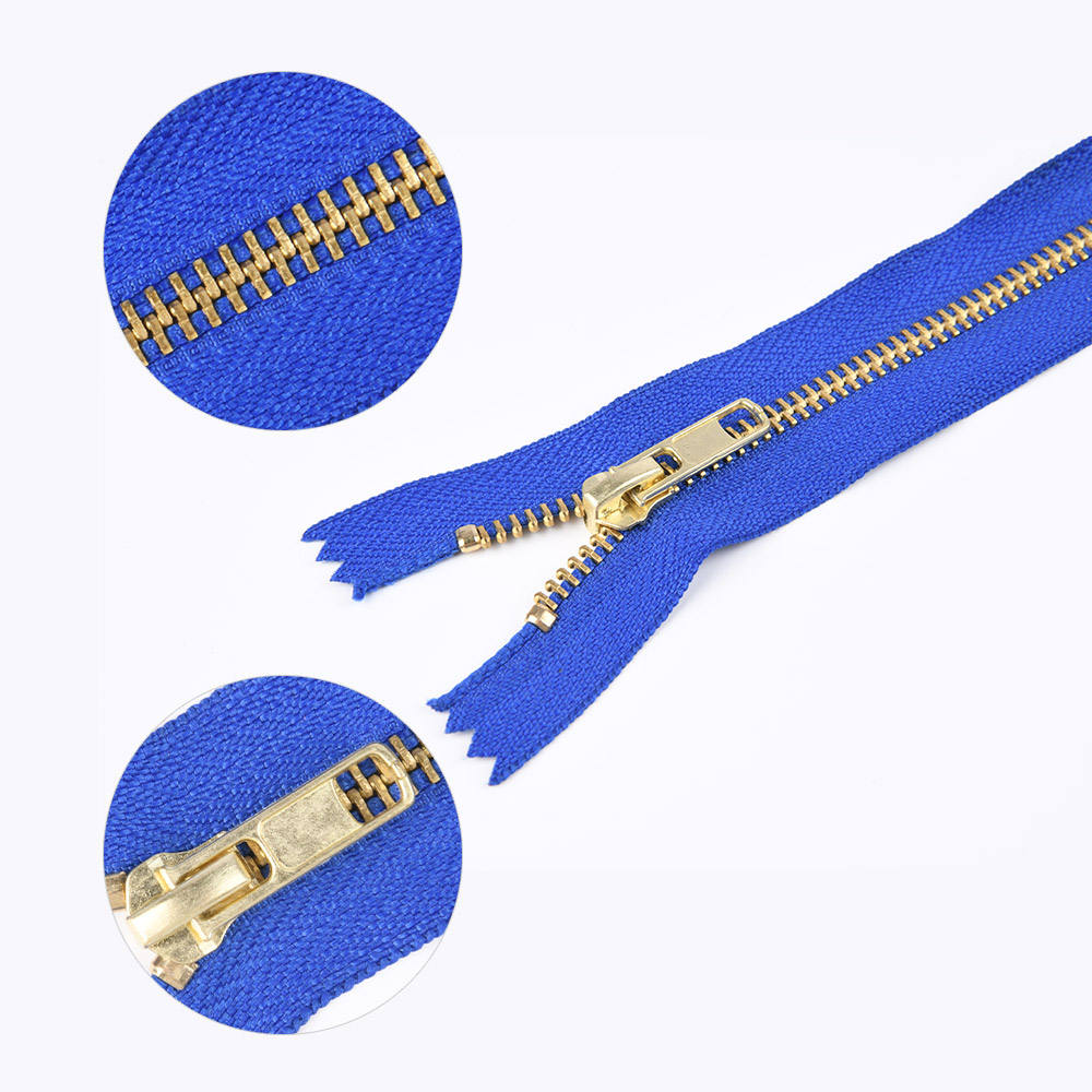 5 Twoway Separator Double Sides Brass Zippers Openend Metal Zipper EVERNICE ZIPPER