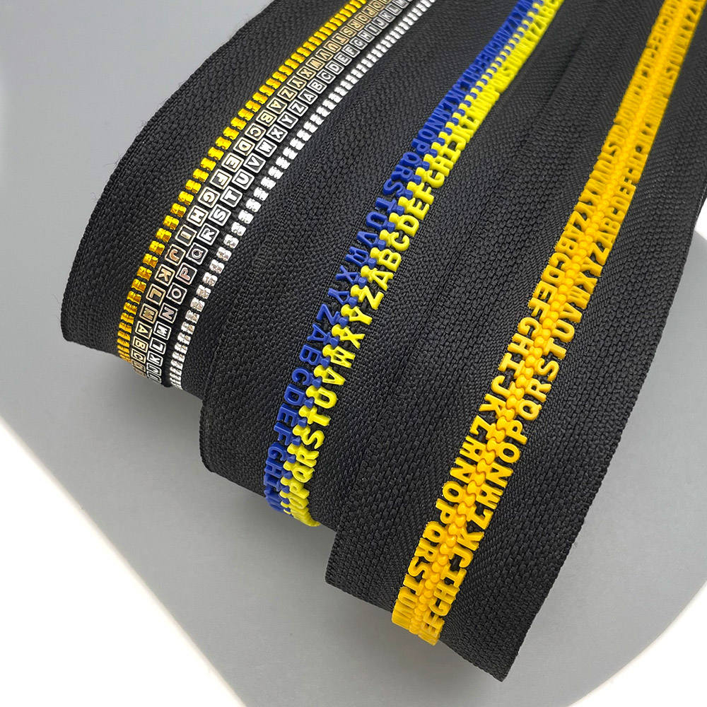 Letter Resin Zipper EVERNICE ZIPPER