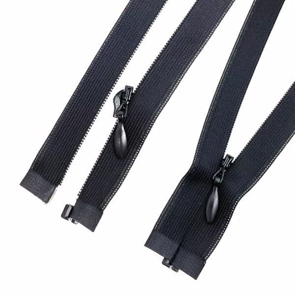 Open End Invisible Zippers